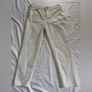 Style & Co. Women's Off-White Straight Leg Jeans